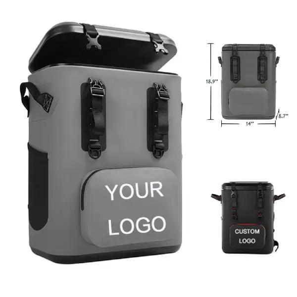Custom Cooler Backpack with Magnetic Leakproof Insulation, Large Lightweight Soft Lunch Cooler